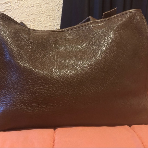 TELFAR -WILSONS LEATHER MEDIUM CARRY BAG/CHOCOLATE - Picture 3 of 16